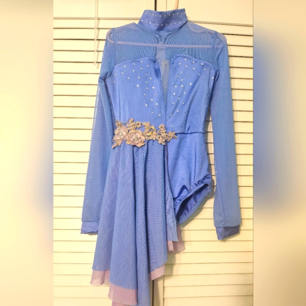 Weissman 14106 blue dance costume
